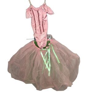 Dansco Rose Ballet Costume. Size Child XL.